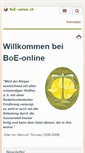 Mobile Screenshot of boe-online.ch